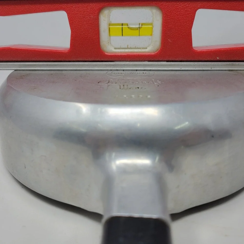 Griswold Aristocraft Ware A1206 Cast Aluminum‎ Skillet Wood Handle Vintage MCM
